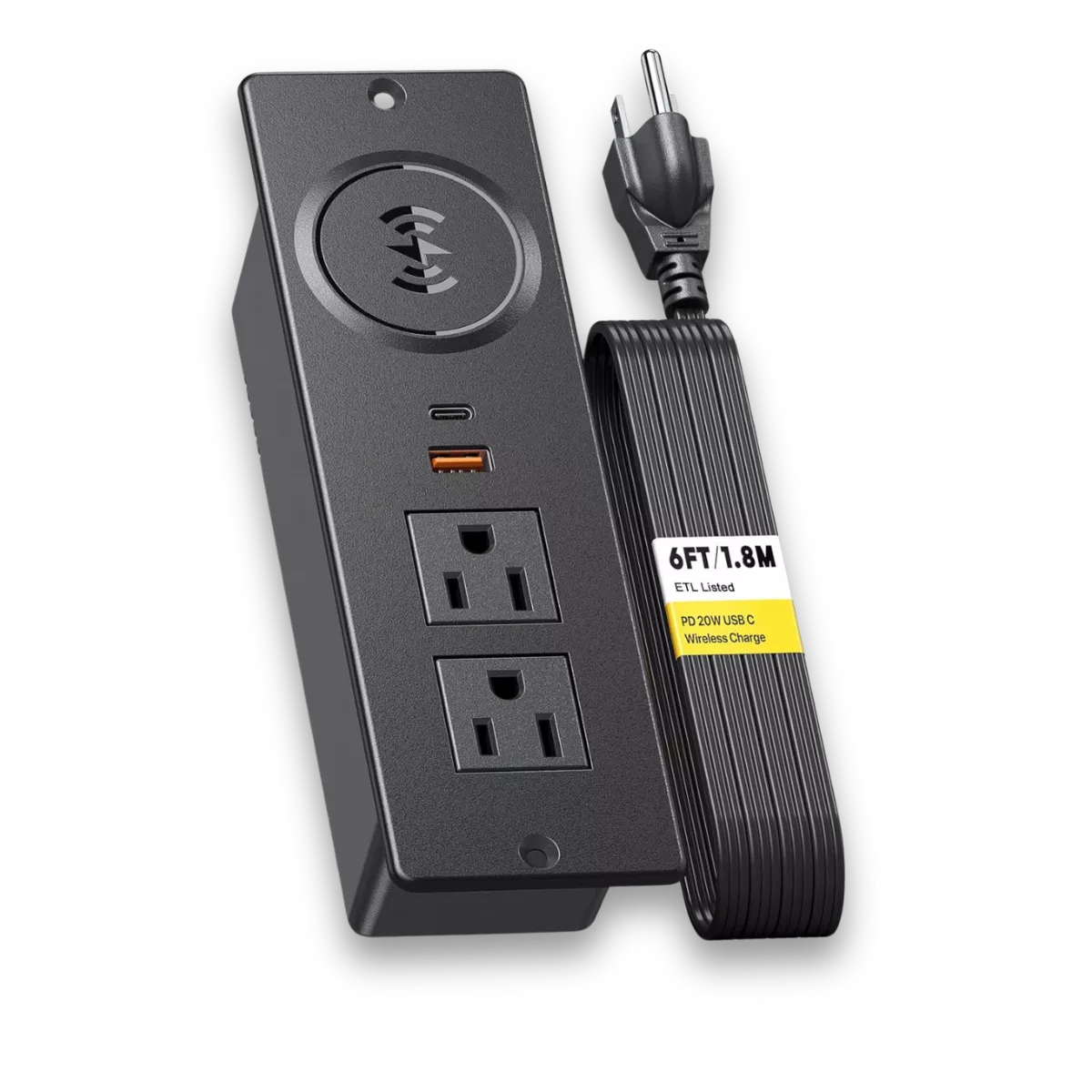 Toma Corriente Empotrable con Carga Inalámbrica